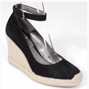 Franco Sarto L-Quarry Espadrille Wedge- Black